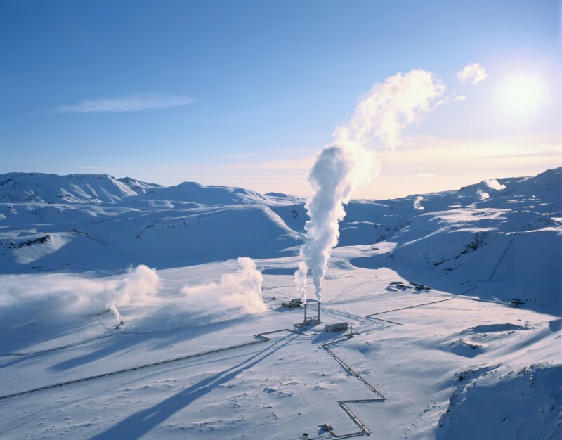 The Nesjavellir geothermal power plant serves the Greater Reykjavik area.