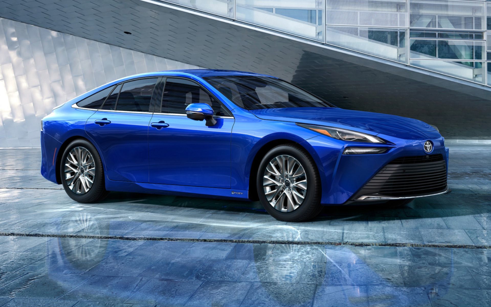 Toyota's flagship FCEV - The Toyota Mirai.