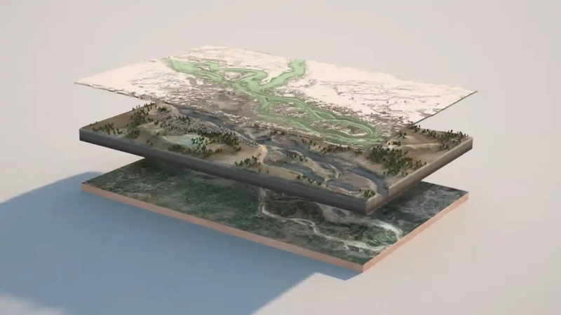 The Hydrologic Model identifies whether a river is expected to flood by processing publicly available data sources.