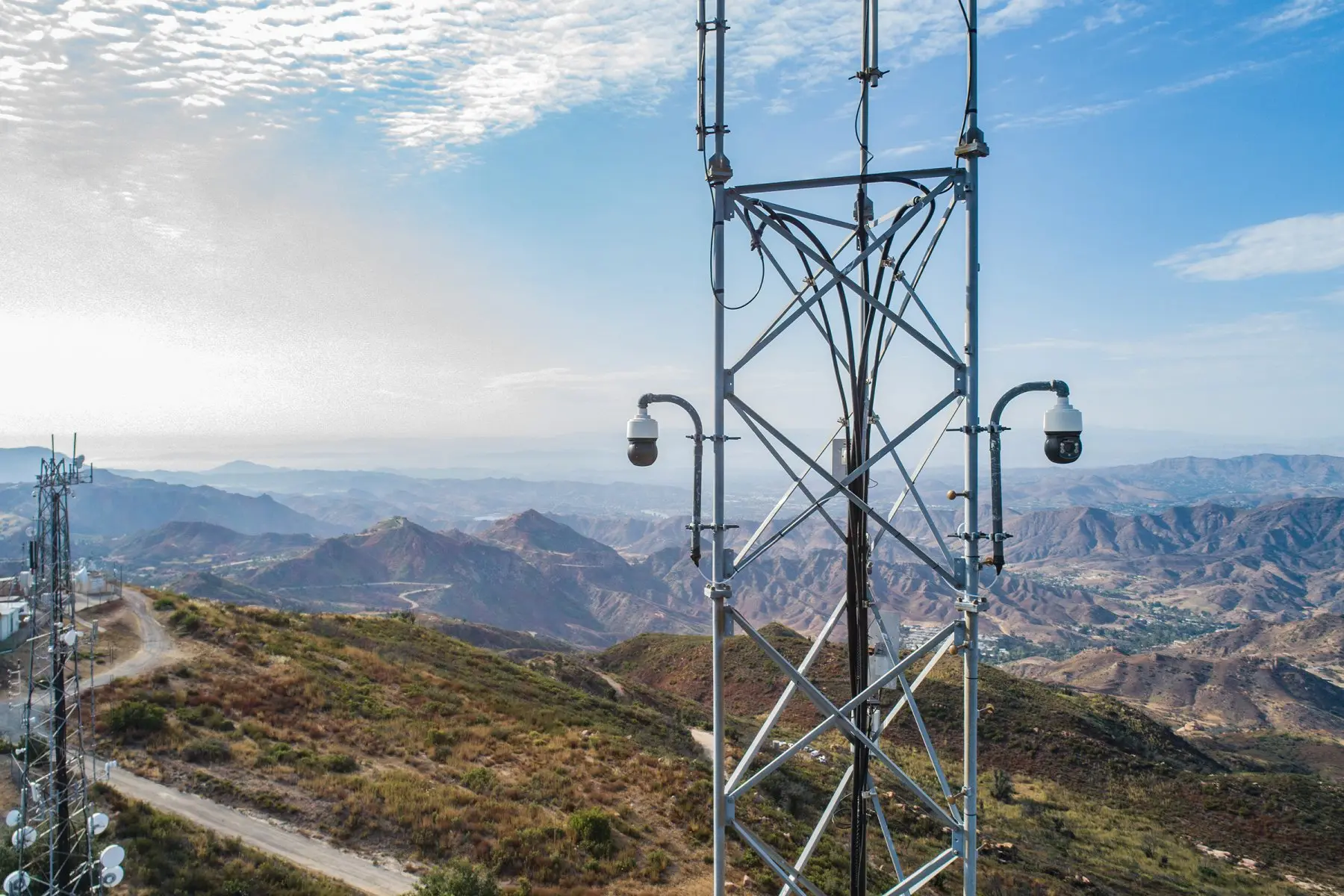 A Pano AI station in Malibu, California.