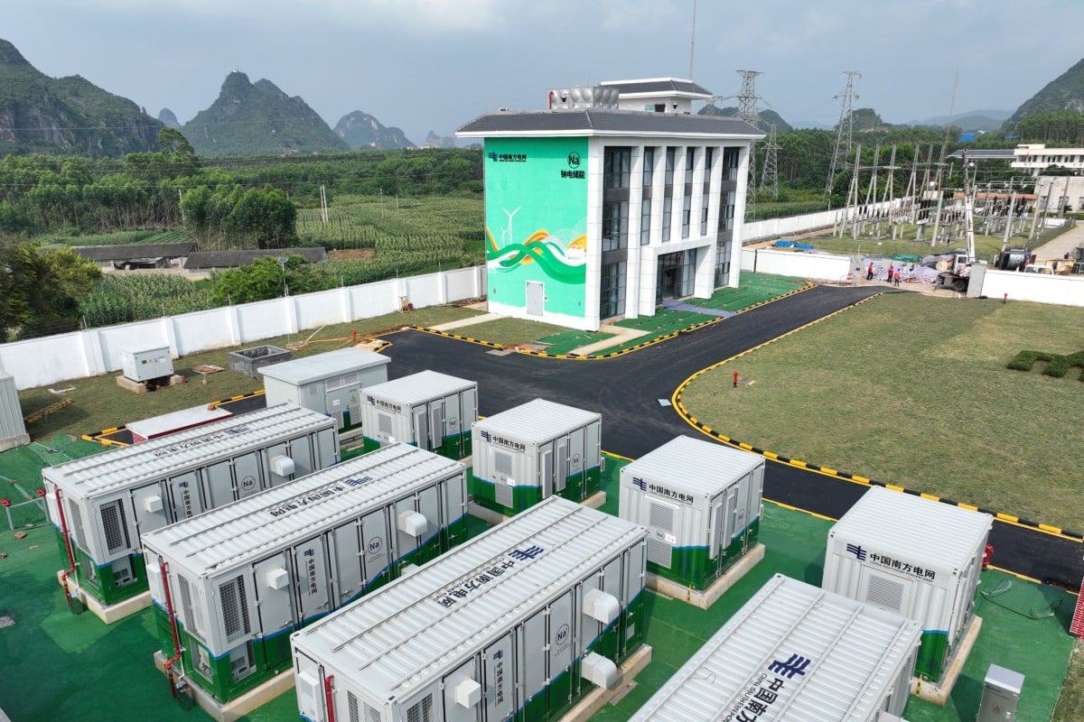 China’s first large-scale sodium-ion battery energy storage station in Nanning, Guangxi
